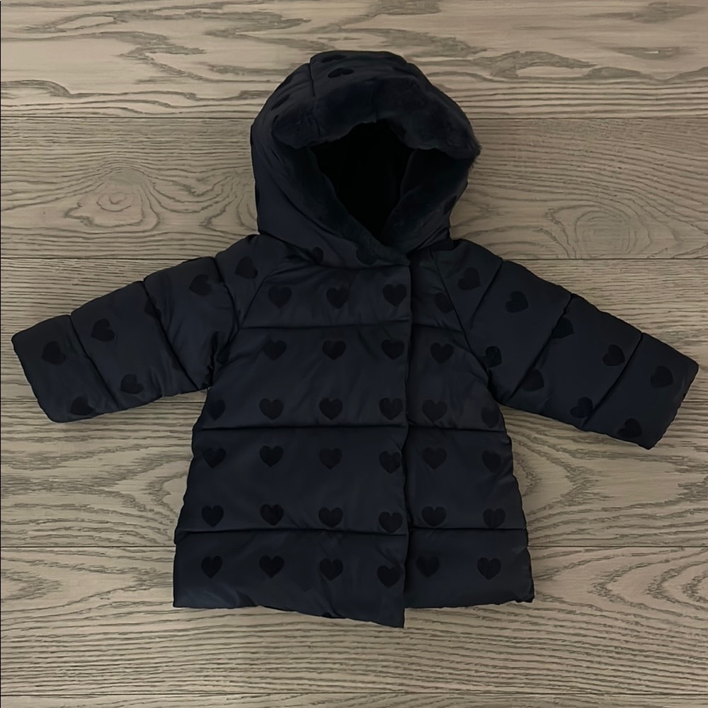 Jacadi Baby Girl Mid-length Hooded Jacket
